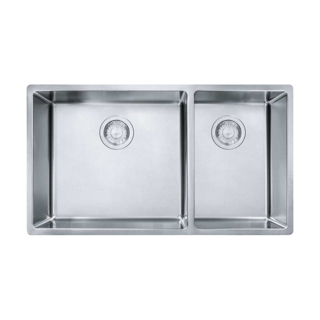 Franke CUX160-CA Cube Undermount Double Sink Stainless Steel