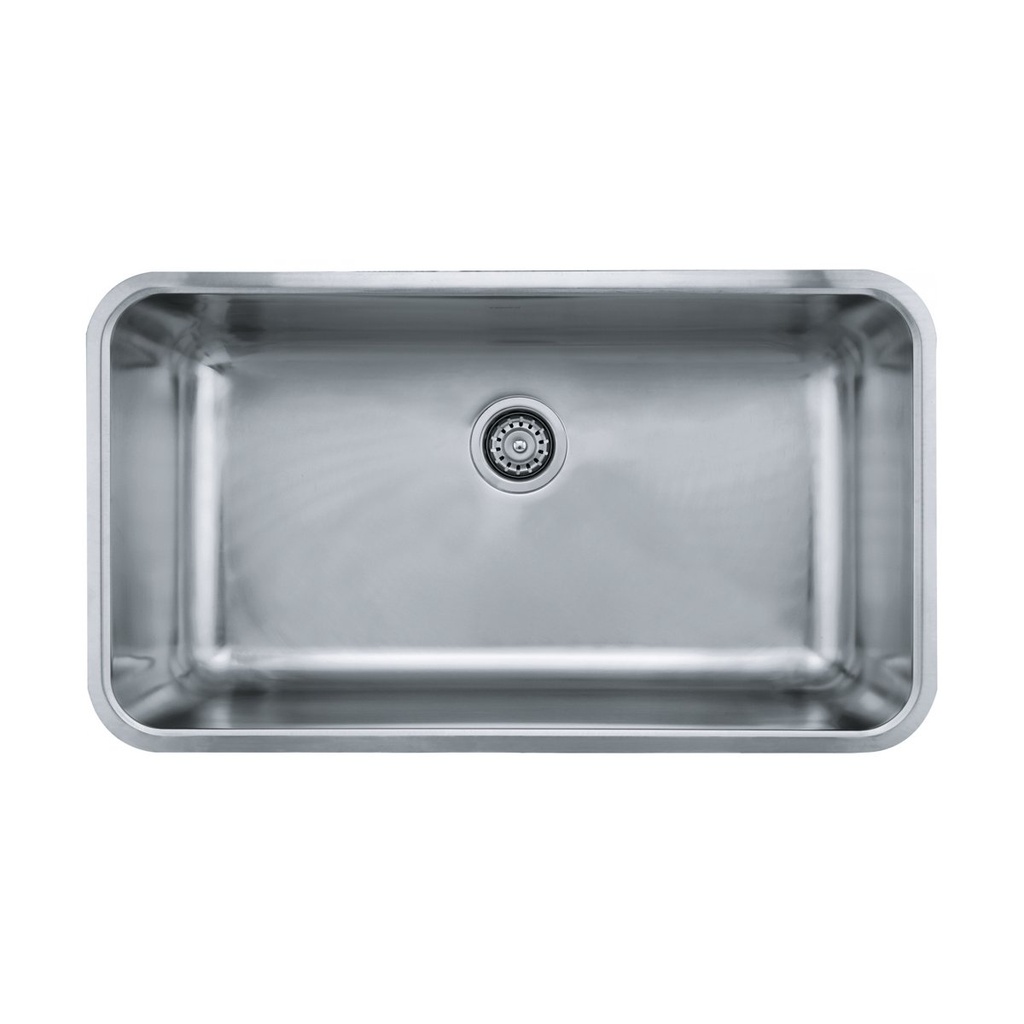 Franke GDX11031-CA Grande Undermount Single Bowl Kitchen Sink Stainless Steel