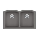 Franke ELG120SHG-CA Ellipse Granite Undermount Double Sink Stone Grey