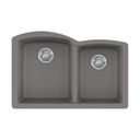 Franke ELG160SHG-CA Ellipse Undermount Double Bowl Kitchen Sink Stone Grey