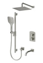 Tenzo DET33-501115-BN Delano T-Box Kit 3 Functions Thermo Brushed Nickel Finish