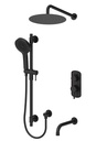 Tenzo ALYPB33-501125-MB Alyss T-Box Kit 3 Functions Pres Bal Matte Black Finish