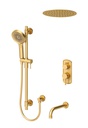 Tenzo ALYPB33-511655-BG Alyss T-Box Kit 3 Functions Pres Bal Brushed Gold Finish