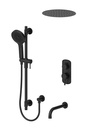 Tenzo ALYPB33-511655-MB Alyss T-Box Kit 3 Functions Pres Bal Matte Black Finish