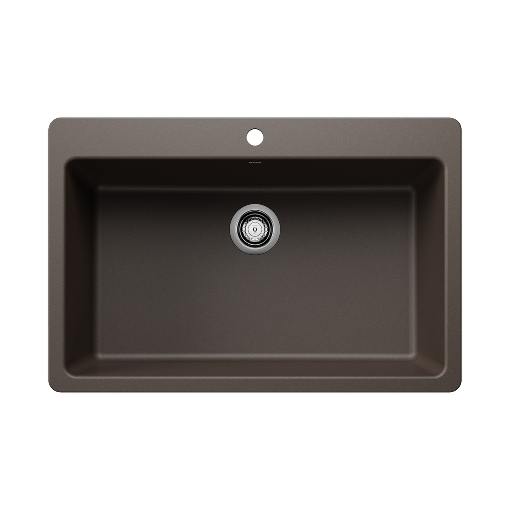 Blanco 403631 Liven 33 Super Single Silgranit Sink Café