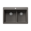 Blanco 403648 Liven 33 1.75 Low Divide Silgranit Sink Volcano Gray