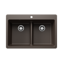 Blanco 403639 Liven 33 Equal Double Low Divide Sink Cafe