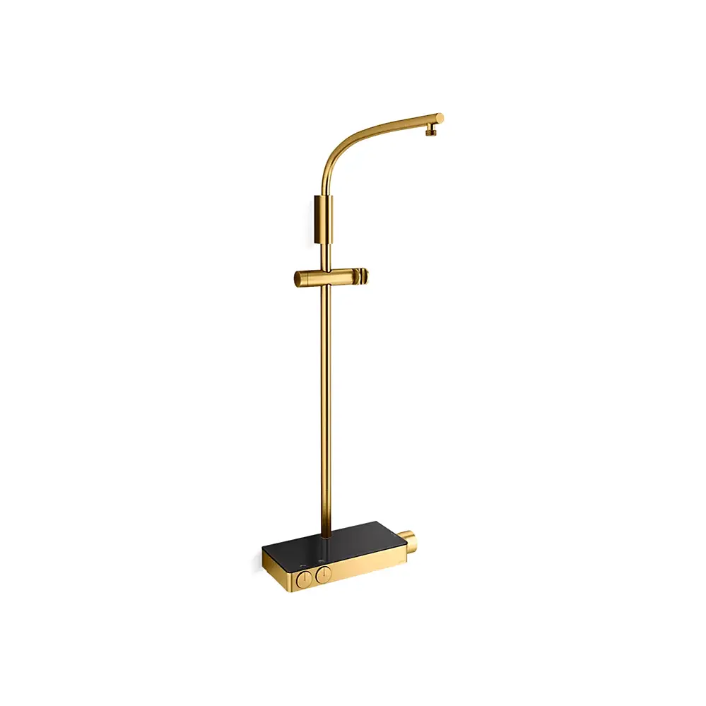 Kohler 26337-9-2MB Anthem Two Way Exposed Thermostatic Valve With Shower Column Vibrant Brushed Modern Brass