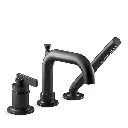 Kohler 35913-4-BL Castia Deck Mount Bath Faucet With Handshower Matte Black