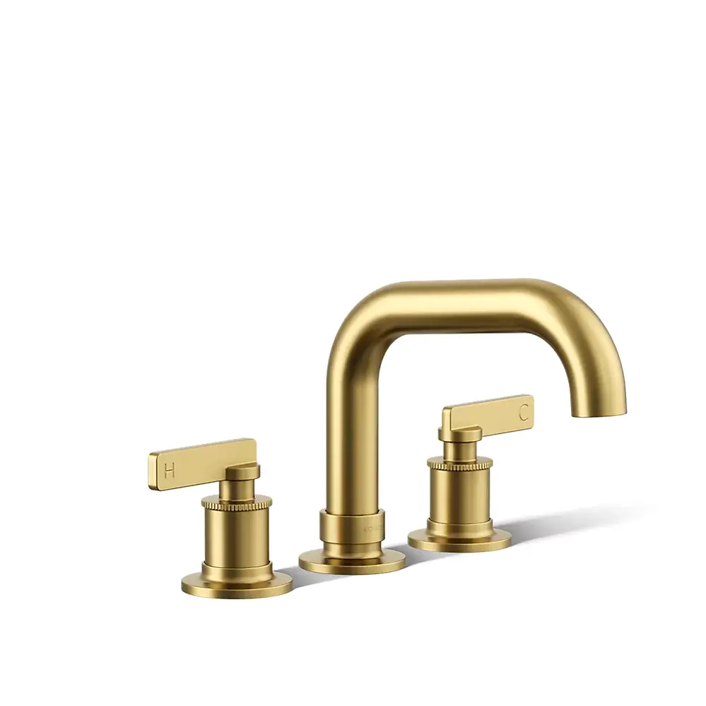 Kohler T35911-4-2MB Castia Deck Mount Bath Faucet Trim Vibrant Brushed Moderne Brass