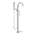 Kohler T77984-4-SN Components Freestanding Bath Faucet Lever Handles Vibrant Polished Nickel