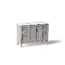 Kohler 28383-ASB-1WT Quo 48" Vanity With Sink And Quartz Top Mohair Grey