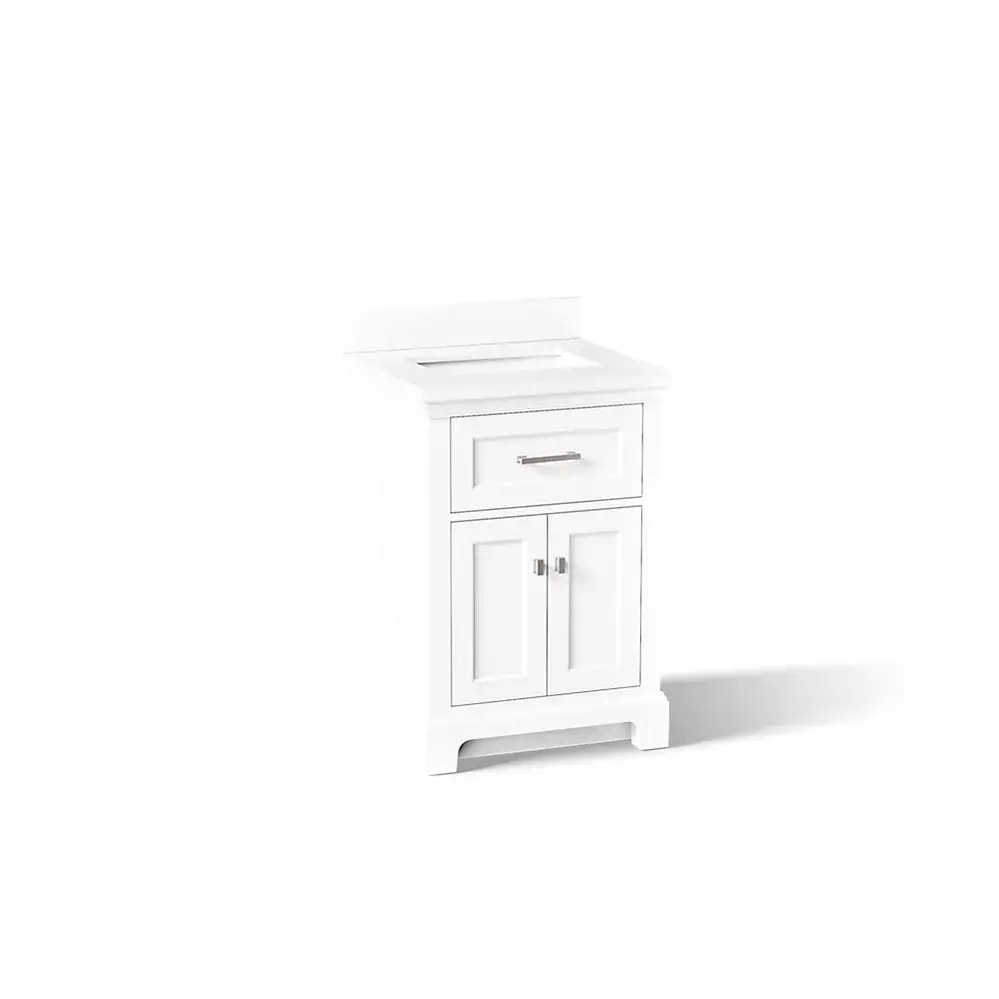 Kohler 29259-BD1-0 Charlemont 24" Vanity With Sink And Quartz Top White