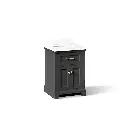 Kohler 29259-BD1-DWG Charlemont 24" Vanity With Sink And Quartz Top Ferrous Grey