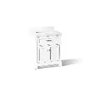 Kohler 29260-BD1-0 Charlemont 30" Vanity With Sink And Quartz Top White