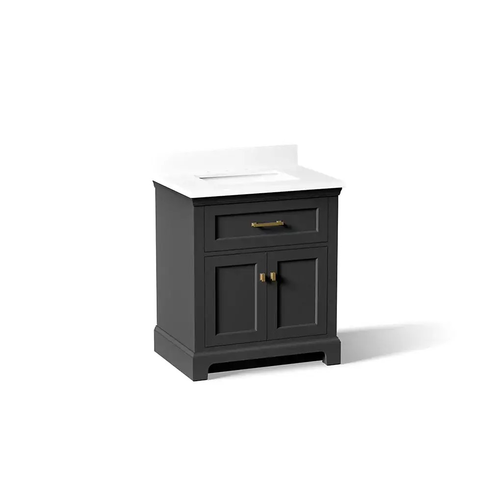 Kohler 29260-BD1-DWG Charlemont 30" Vanity With Sink And Quartz Top Ferrous Grey