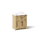 Kohler 29260-BD1-WEK Charlemont 30" Vanity With Sink And Quartz Top Light Oak