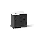 Kohler 29261-BD1-DWG Charlemont 36" Vanity With Sink And Quartz Top Ferrous Grey