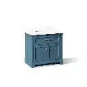 Kohler 29261-BD1-TDB Charlemont 36" Vanity With Sink And Quartz Top Tidal Blue