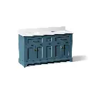 Kohler 29263-BD1-TDB Charlemont 60" Vanity With Sinks And Quartz Top Tidal Blue