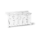 Kohler 29264-BD1-0 Charlemont 72" Vanity With Sinks And Quartz Top White