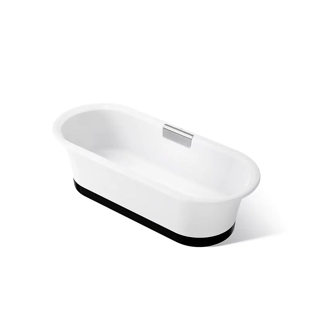 Kohler 29330-0B7-0 Volute 70-7/8" x 30-3/8" Freestanding Bath With Base White