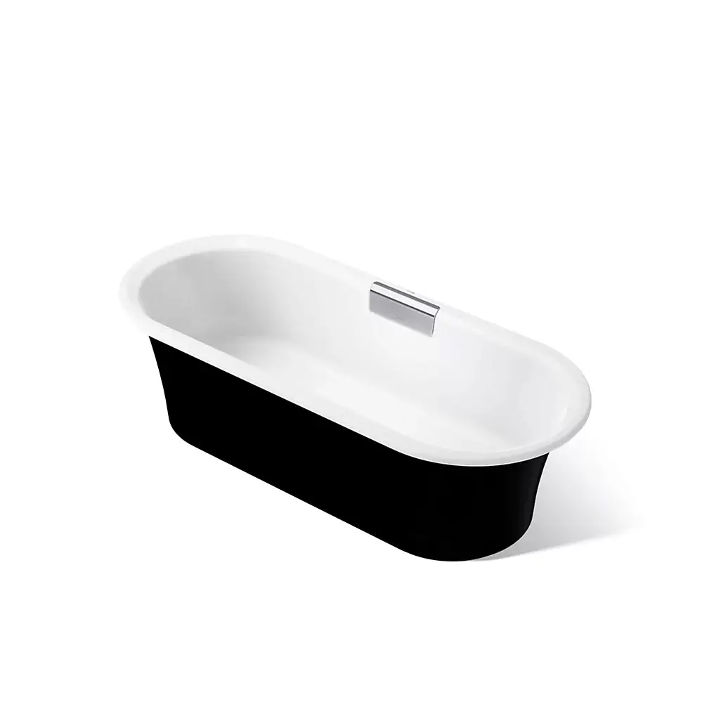 Kohler 29330-P5-0 Volute 70-7/8" x 30-3/8" Freestanding Bath With Base White