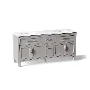 Kohler 31247-ASB-1WT Quo 72" Bathroom Vanity Cabinet With Sink Mohair Grey
