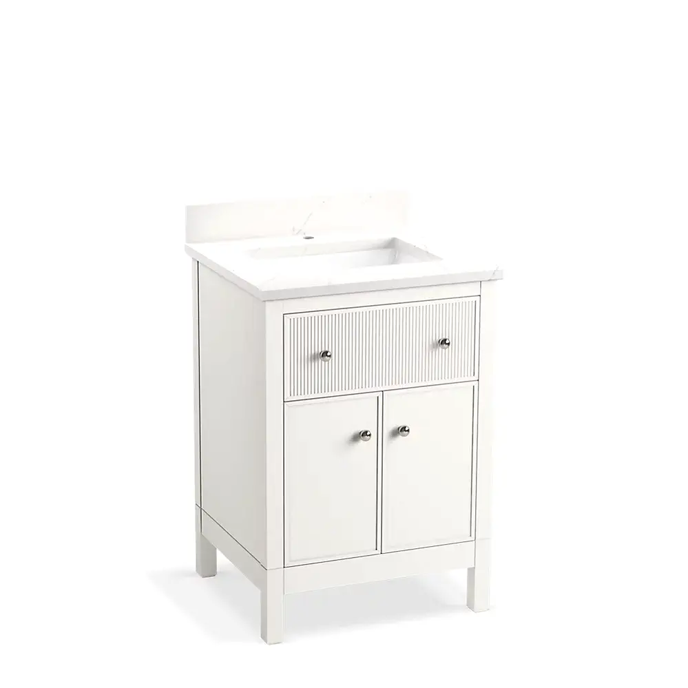 Kohler 35018-0 Malin 24" Bathroom Vanity Cabinet With Sink White