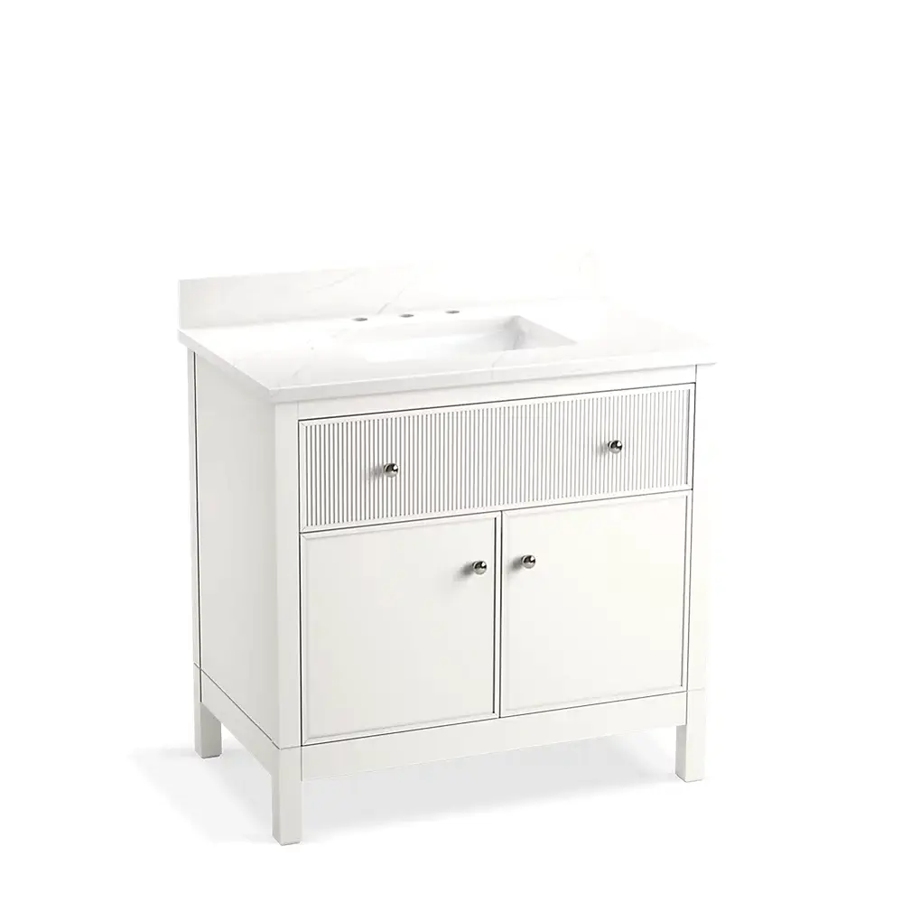 Kohler 35020-0 Malin 36" Vanity Cabinet With Sink White