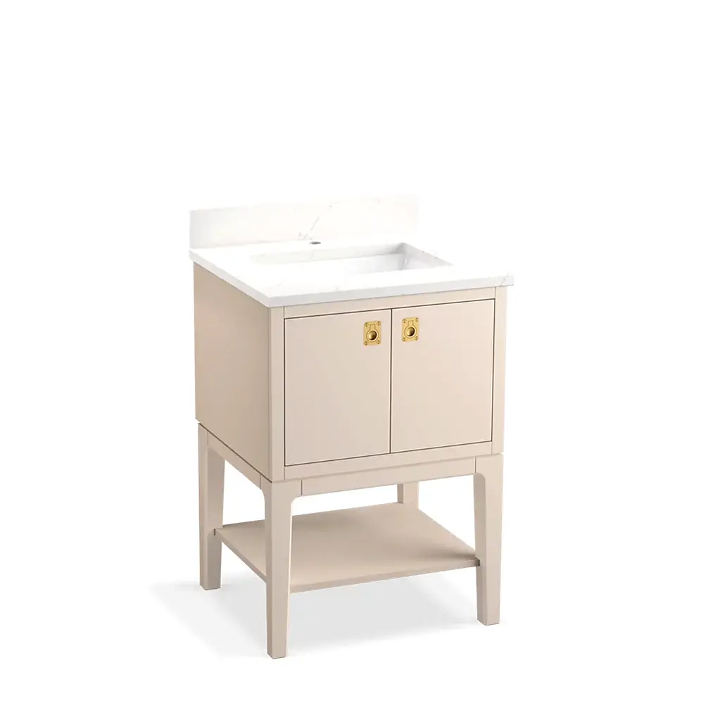 Kohler 35024-LWG Seagrove 24" Vanity Cabinet With Sink Light Clay