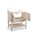 Kohler 35025-LWG Seagrove 30" Bathroom Vanity Cabinet With Sink Light Clay