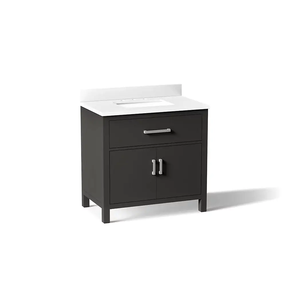 Kohler 40639-BD1-BWK Kresla 36" Bathroom Vanity Cabinet With Sink Carbon Oak
