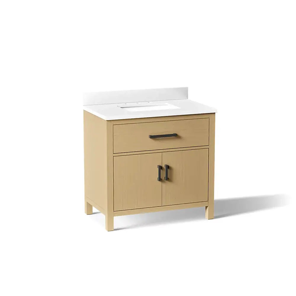 Kohler 40639-BD1-WEK Kresla 36" Bathroom Vanity Cabinet With Sink Light Oak