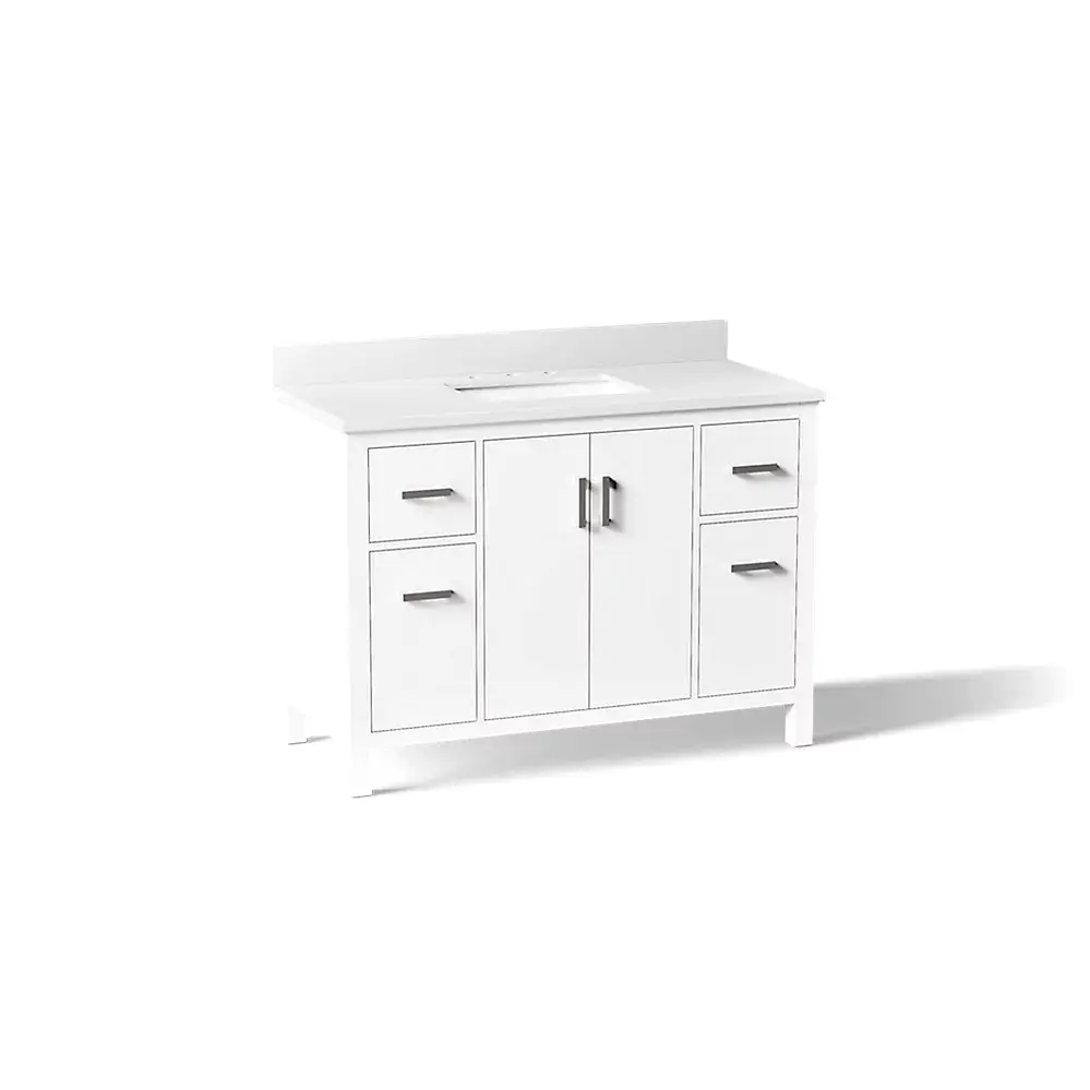 Kohler 40640-BD1-0 Kresla 48" Bathroom Vanity Cabinet With Sink White