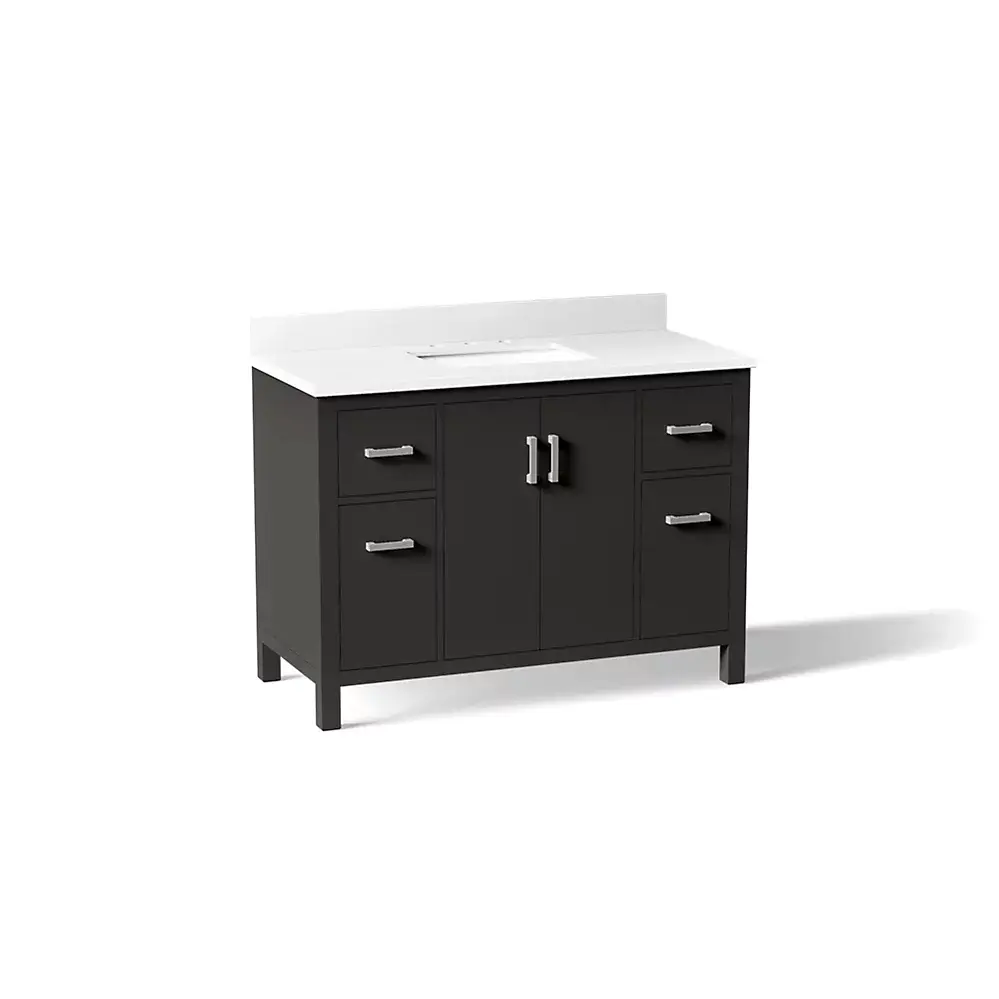 Kohler 40640-BD1-BWK Kresla 48" Bathroom Vanity Cabinet With Sink Carbon Oak