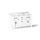 Kohler 40641-BD1-0 Kresla 60" Bathroom Vanity Cabinet With Sink White