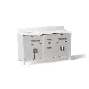 Kohler 40641-BD1-AGA Kresla 60" Bathroom Vanity Cabinet With Sink Atmos Grey