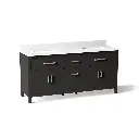 Kohler 40642-BD1-BWK Kresla 72" Bathroom Vanity Cabinet With Sink Carbon Oak
