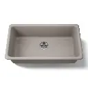 Kohler 5707-TRF Iron Tones 33" Single Bowl Kitchen Sink Truffle
