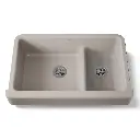 Kohler 6426-TRF Whitehaven 35-1/2" Undermount Farmhouse Kitchen Sink Truffle