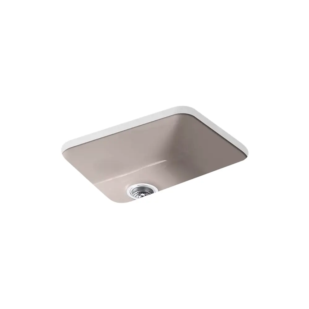 Kohler 6585-TRF Iron Tones 24-1/4" Single Bowl Bar Sink Truffle