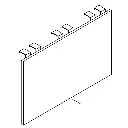 Kohler 1499598-SS Center Shroud Panel Assembly Satin Silver
