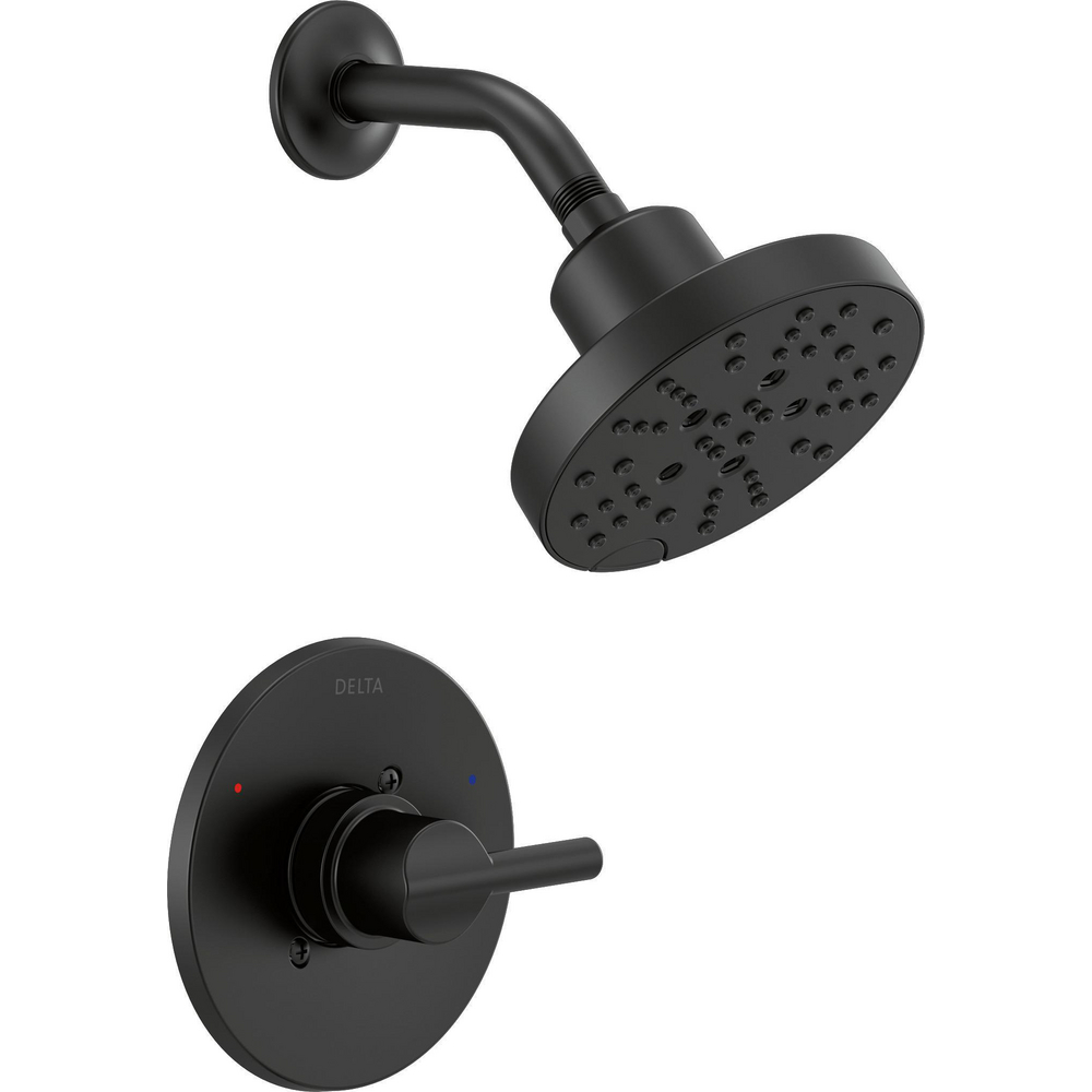 Delta 142749-BL Nicoli Monitor 14 Series H2Okinetic Shower Matte Black