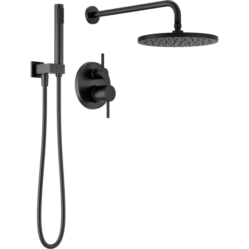 Delta 342702-BL Monitor 14 Series Shower with Raincan Matte Black
