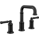 Delta 3584-BL-DST Two Handle Widespread Bathroom Faucet Matte Black
