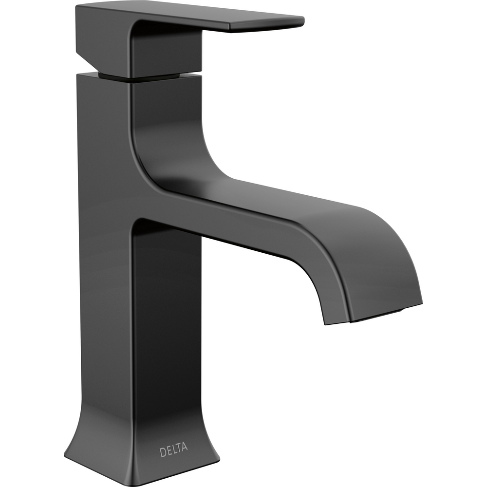 Delta 539-BLMPU-DST Velum Single Handle Bathroom Faucet Matte Black