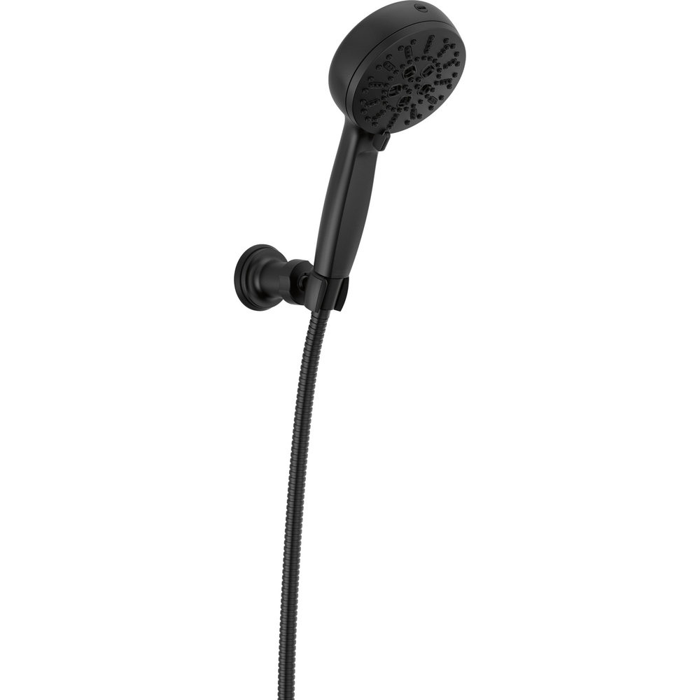 Delta 55884-BL 7-Setting Cleaning Wall Mount Hand Shower Matte Black
