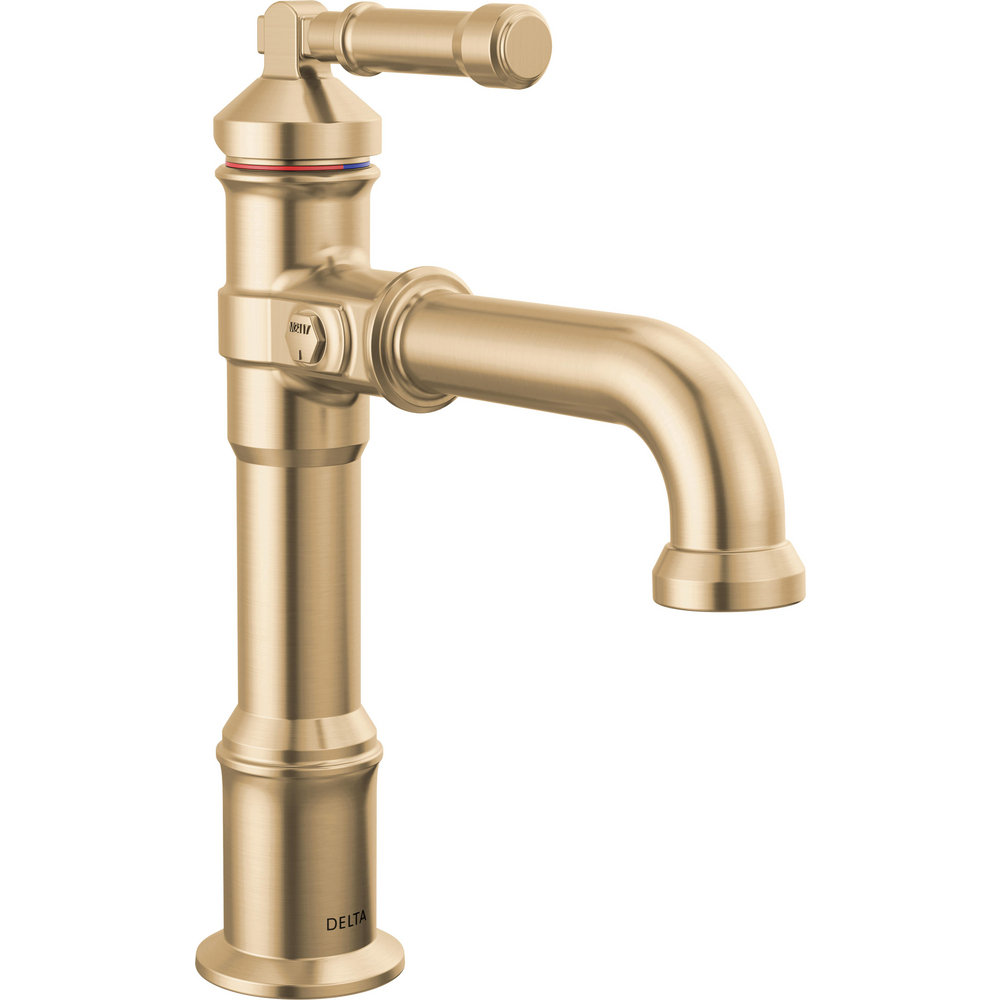 Delta 684-CZ-PR-DST Broderick Single Handle Bathroom Faucet Champagne Bronze