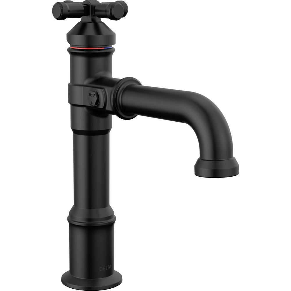 Delta 687-BL-DST Broderick Single Handle Bathroom Faucet Matte Black
